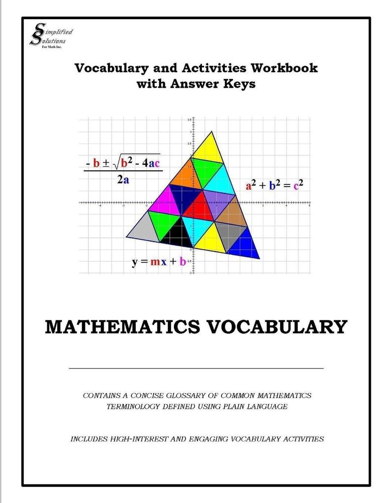 Vocabulary And Activities Workbook with Keys