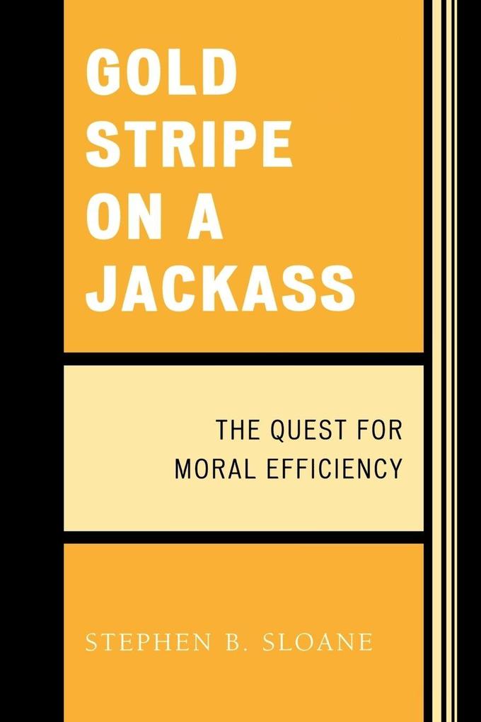 Gold Stripe on a Jackass