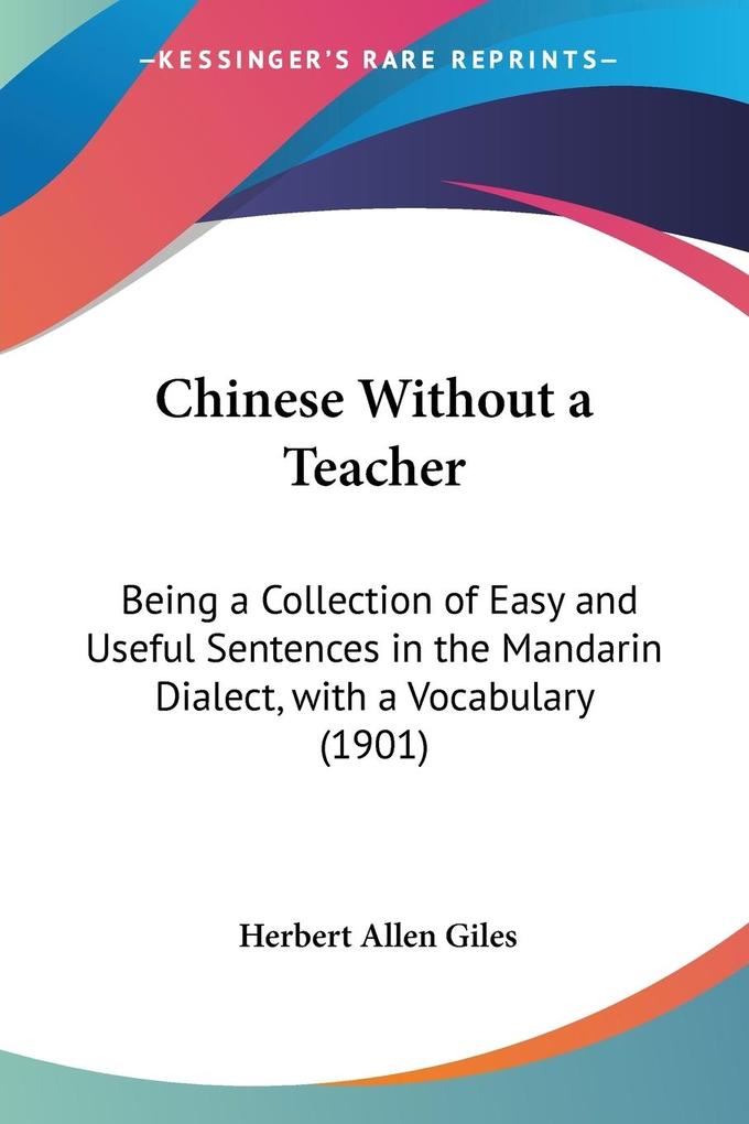 Chinese Without a Teacher