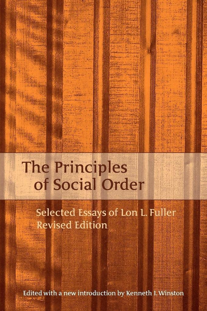 Principles of Social Order