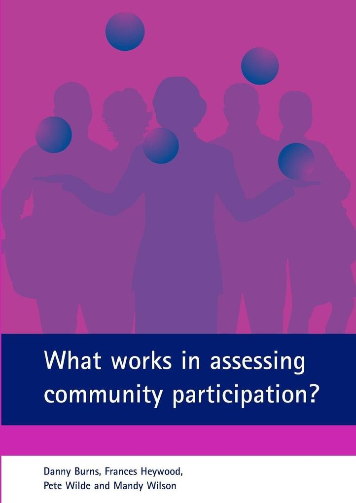 What works in assessing community participation?