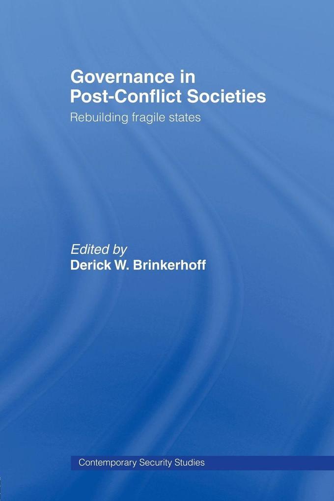 Governance in Post-Conflict Societies