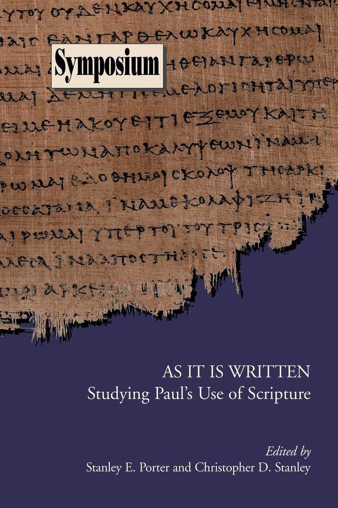 As It Is Written