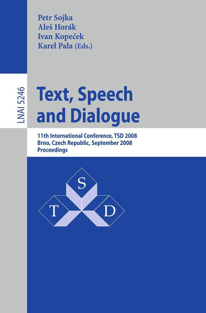 Text Speech and Dialogue