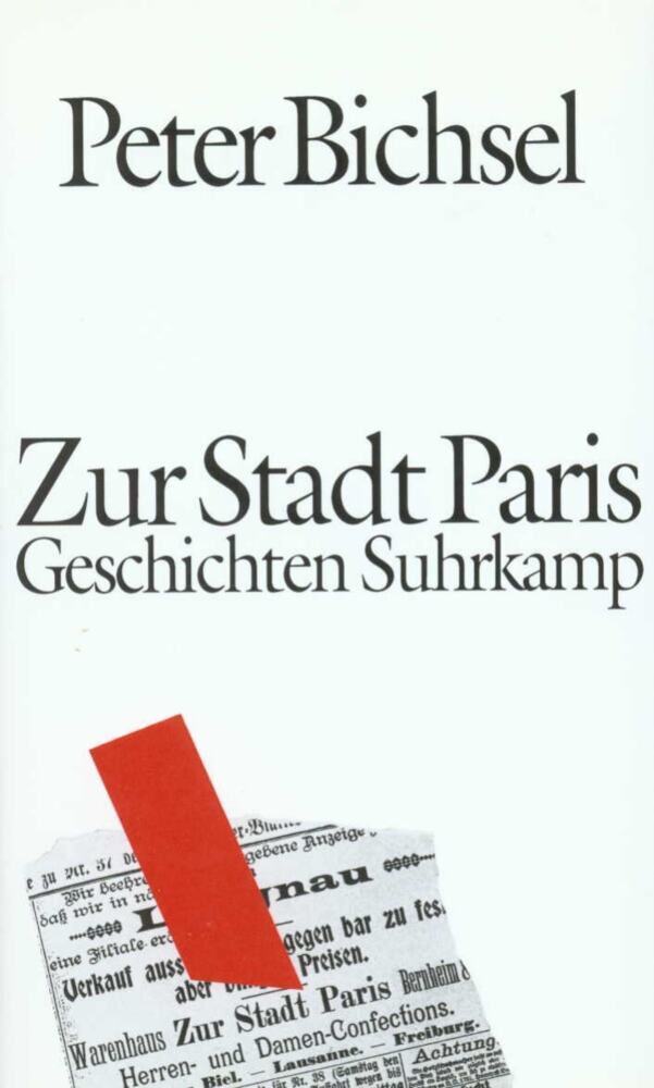 Suhrkamp Zur Stadt Paris