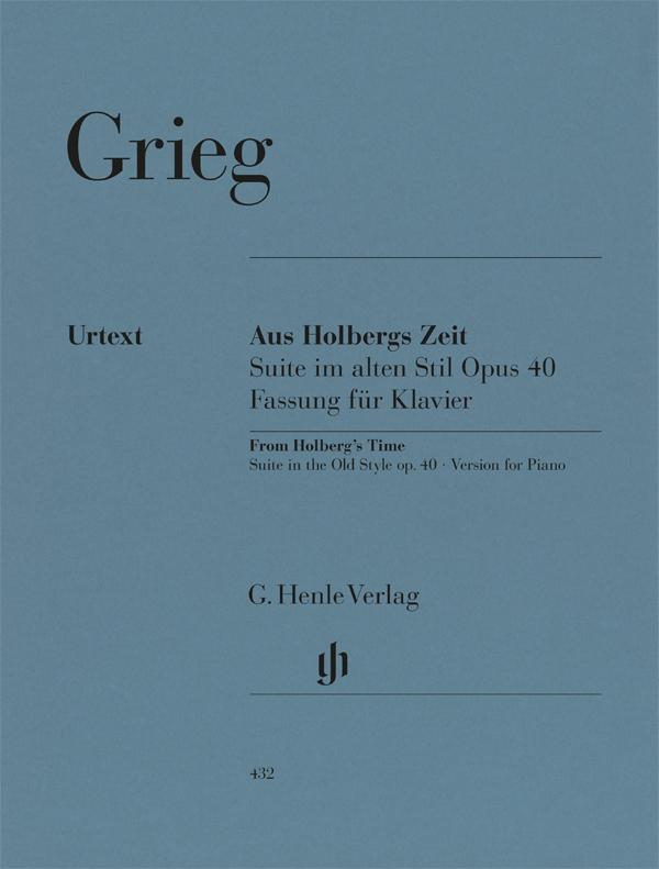 Grieg Edvard - Aus Holbergs Zeit op. 40 Suite im alten Stil