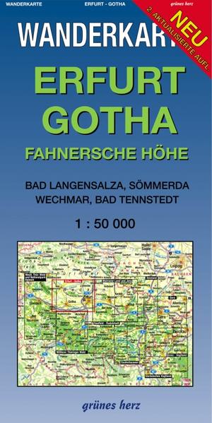 Wanderkarte Erfurt Gotha 1:50.000