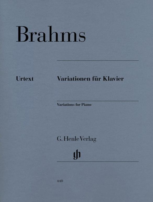 Brahms Johannes - Variationen für Klavier