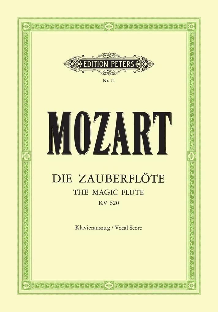 Faber Music Gmbh Die Zauberflöte Kv 620