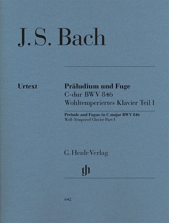 Bach Johann Sebastian - Präludium und Fuge C-dur BWV 846 (Wohltemperiertes Klavier I)