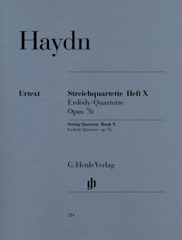 Haydn Joseph - Streichquartette Heft X op. 76 (Erdödy-Quartette)
