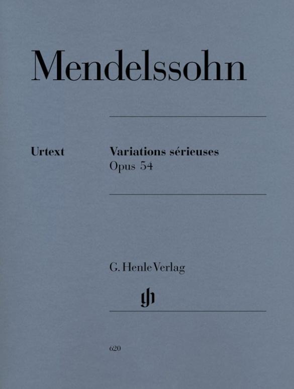 Mendelssohn Bartholdy Felix - Variations sérieuses op. 54