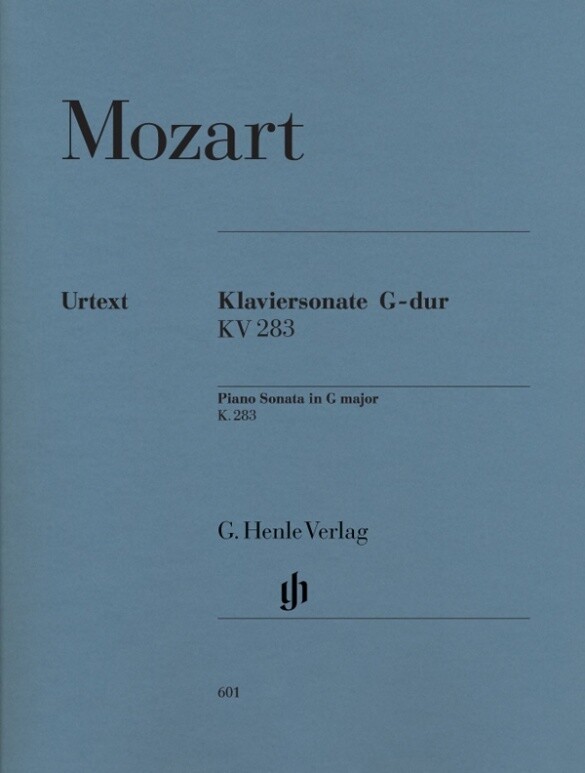 Mozart Wolfgang Amadeus - Klaviersonate G-dur KV 283 (189h)