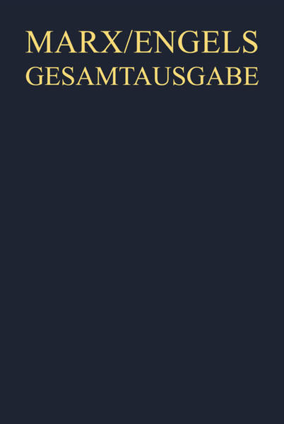 Karl Marx: Exzerpte und Notizen Sommer 1844 bis Anfang 1847