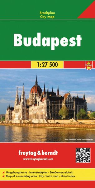 Budapest Stadtplan 1 : 27 500