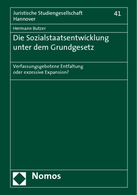 Die Sozialstaatsentwicklung unter dem Grundgesetz - Hermann Butzer