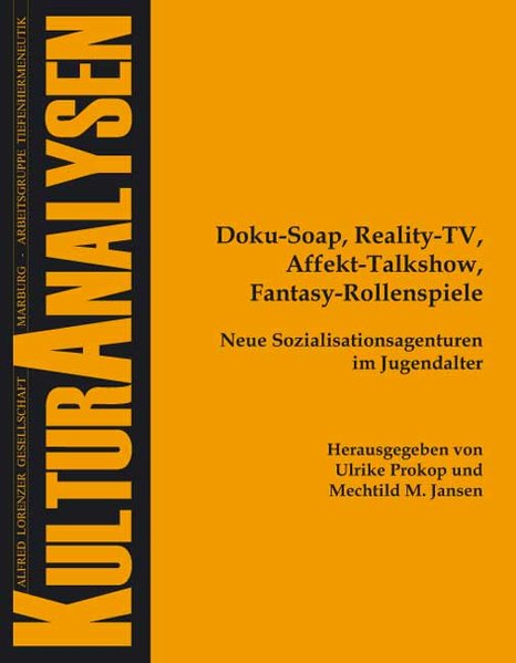 Doku-Soap Reality-TV Affekt-Talkshow Fantasy-Rollenspiele