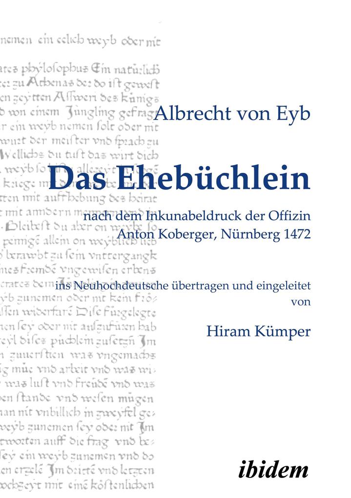 Das Ehebüchlein