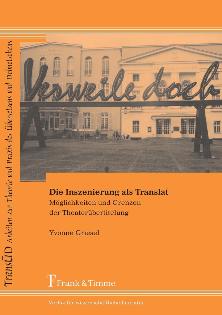 Die Inszenierung als Translat