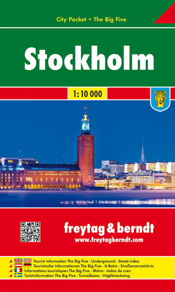 Stockholm 1 : 10 000 City Pocket + The Big Five