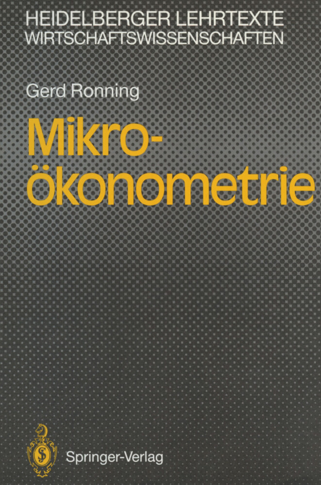 Mikro-ökonometrie - Gerd Ronning