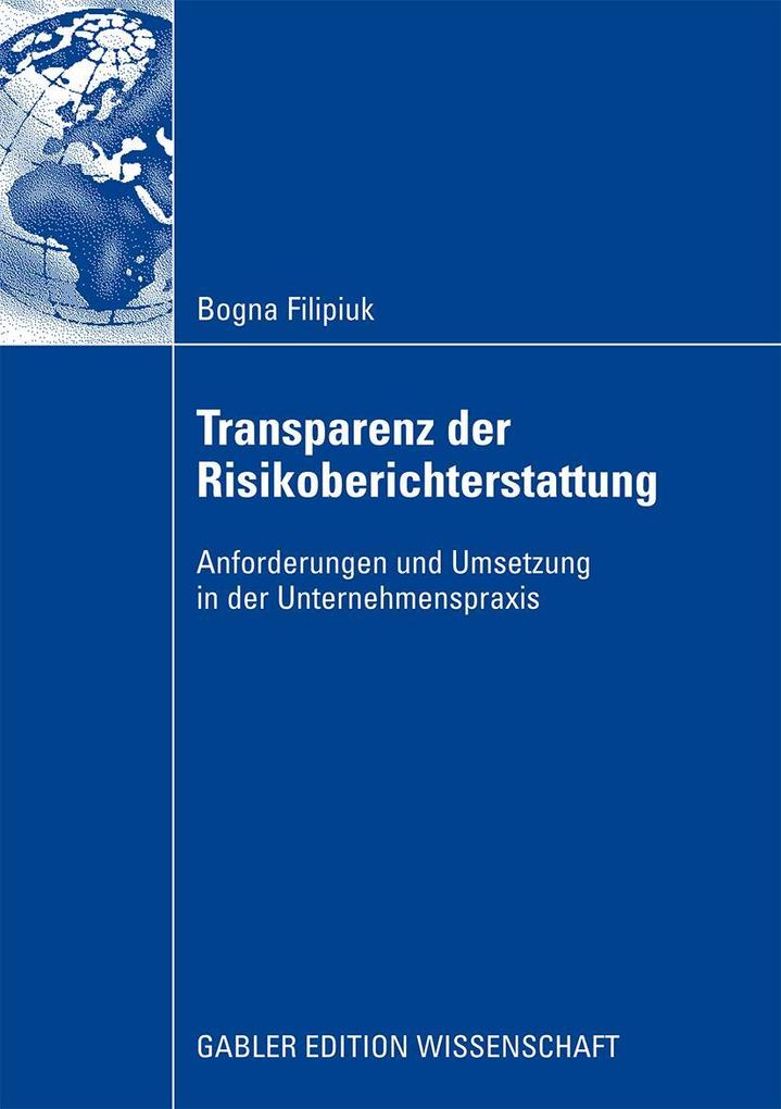 Transparenz der Risikoberichterstattung