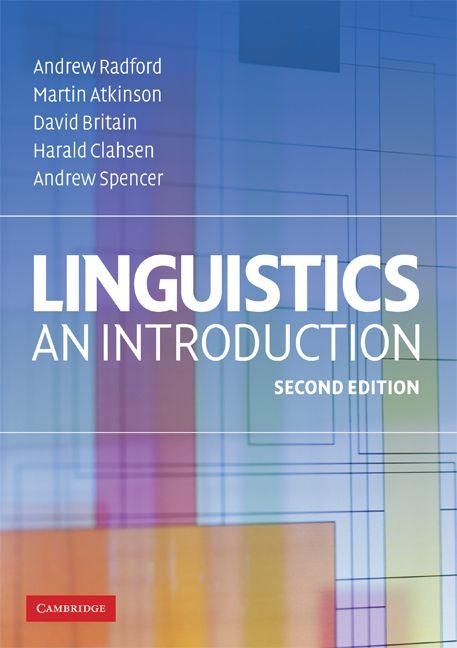 Cambridge University Pr. Linguistics