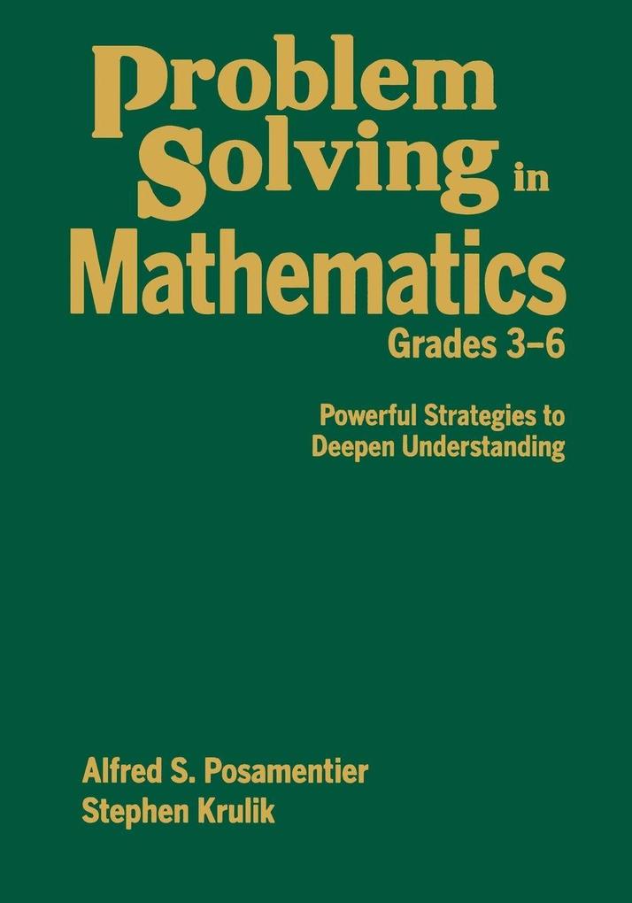 Problem Solving in Mathematics Grades 3-6