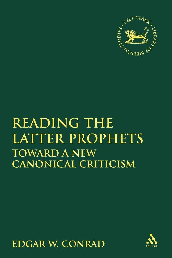 Reading the Latter Prophets