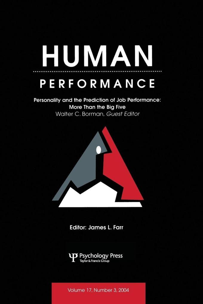 Personality and the Prediction of Job Performance