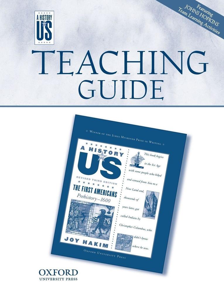Teaching Guide to First Americans Grade 8 Rev 3E HOFUS