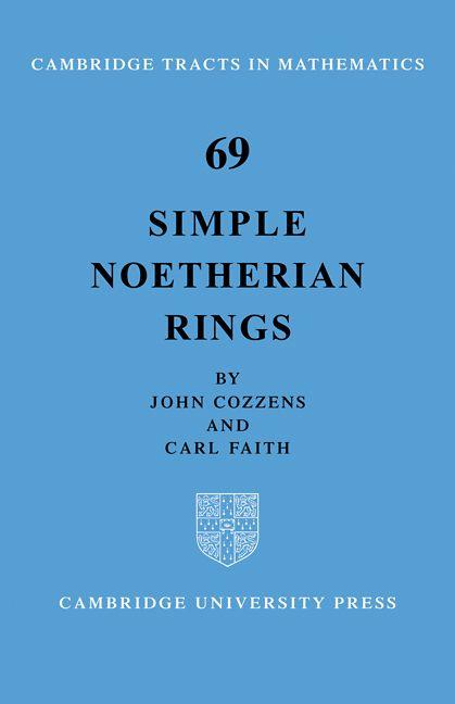 Simple Noetherian Rings