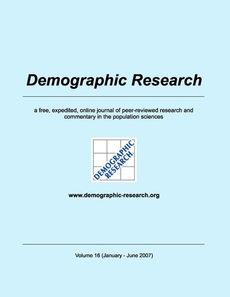Demographic Research Volume 16