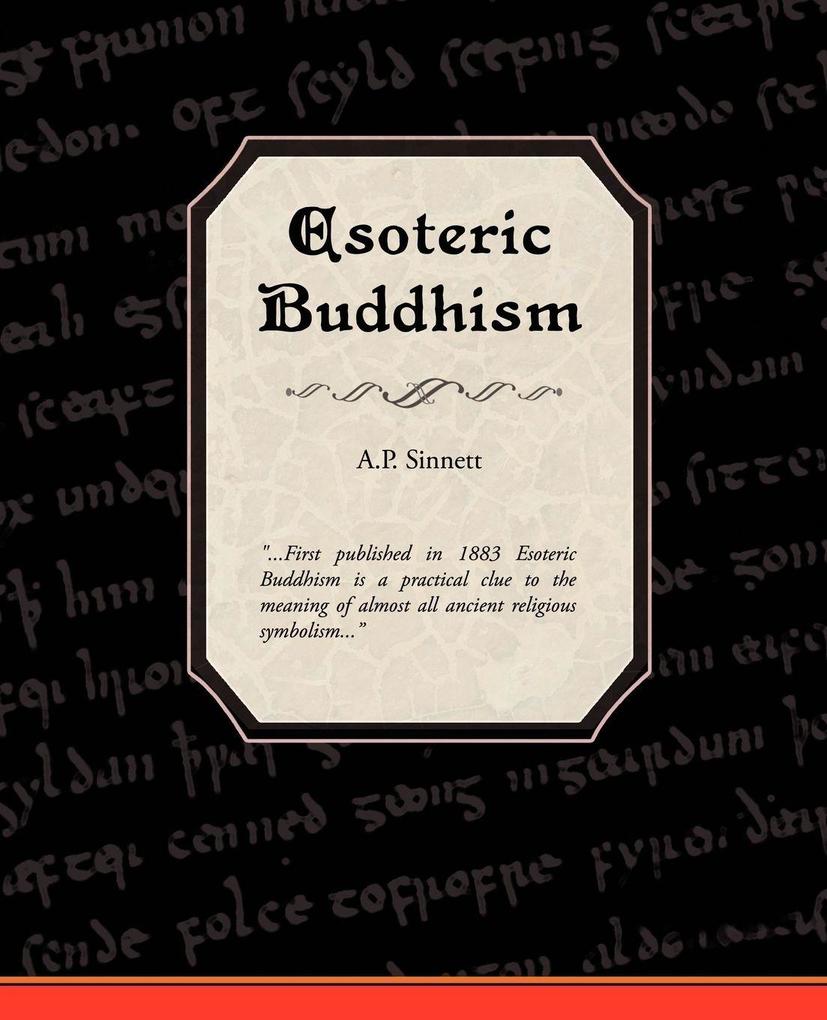 Esoteric Buddhism