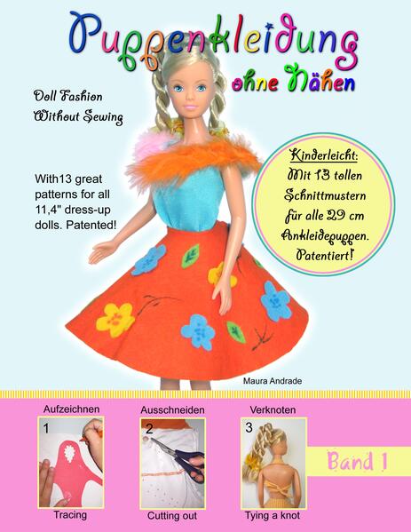 Puppenkleidung ohne Nähen Band 1 - Doll Fashion Without Sewing Vol. 1