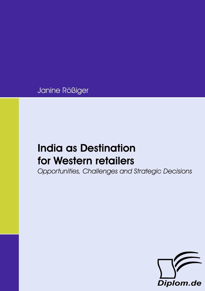 India as Destination for Western retailers