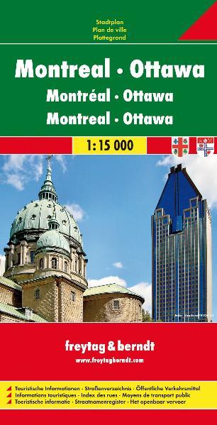 Freytag & Berndt Stadtplan Montreal Ottawa