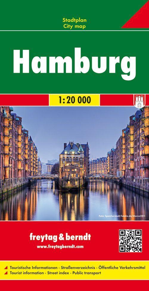 Hamburg Stadtplan 1:20.000. Hamburgo