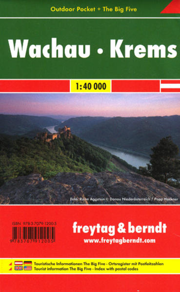 Freytag & Berndt Wander- Rad- und Freizeitkarte Wachau Krems