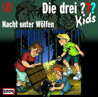 Image of Die Drei ??? Kids 08. Nacht unter Wölfen (drei Fragezeichen) CD
