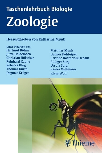 Taschenlehrbuch Biologie: Zoologie - Katharina Munk