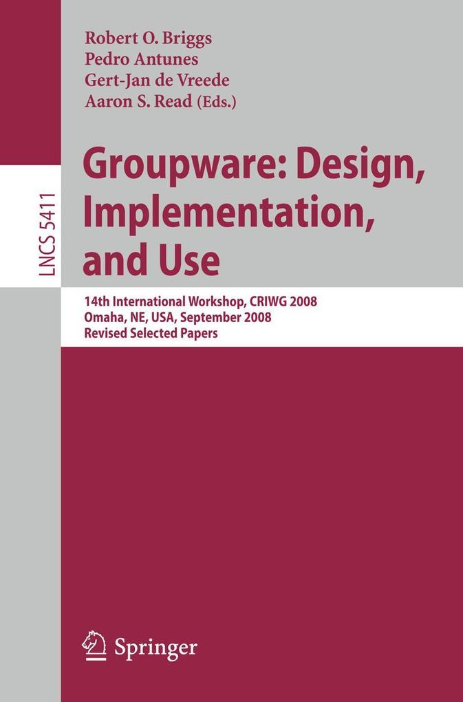 Groupware: Design Implementation and Use