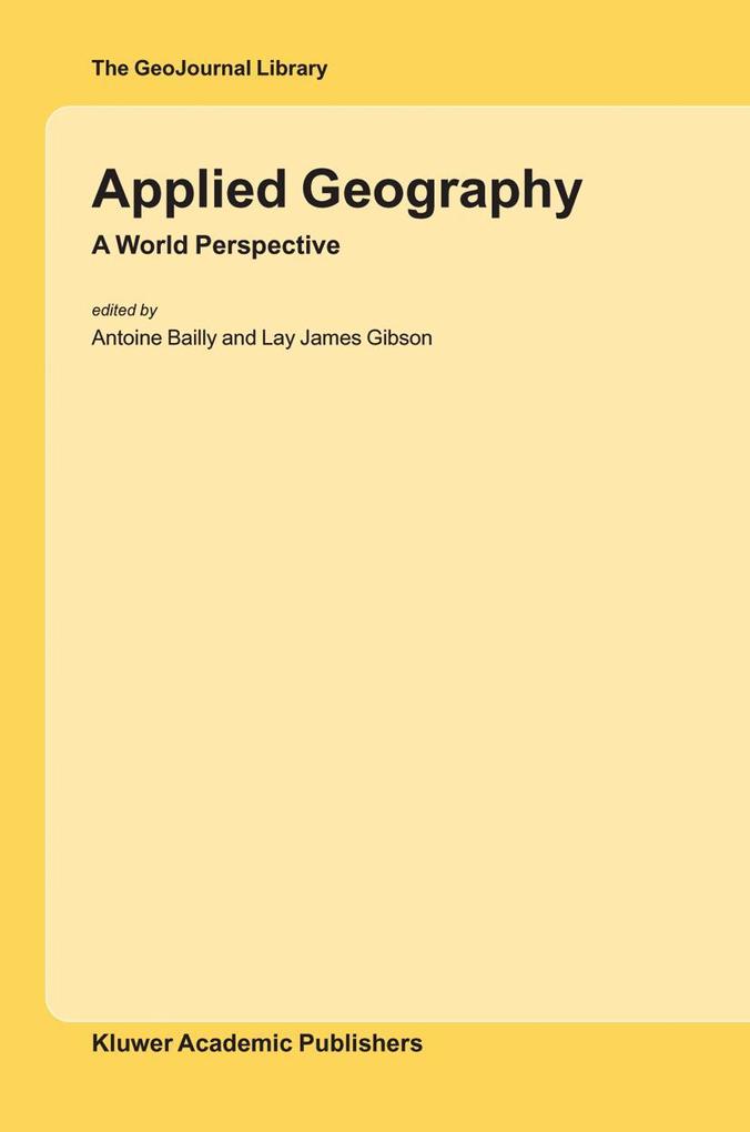 Applied Geography: A World Perspective