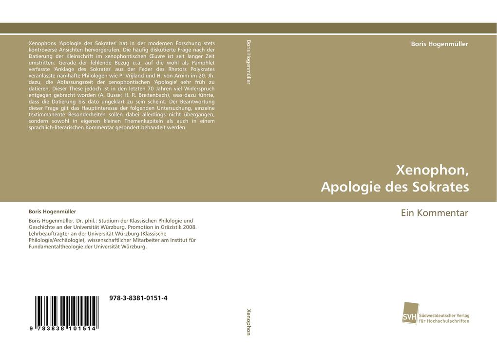 Xenophon Apologie des Sokrates