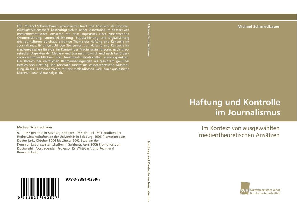 Haftung und Kontrolle im Journalismus