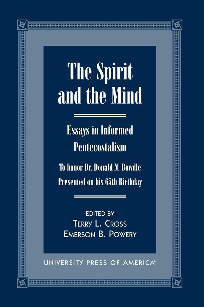 Spirit and the Mind