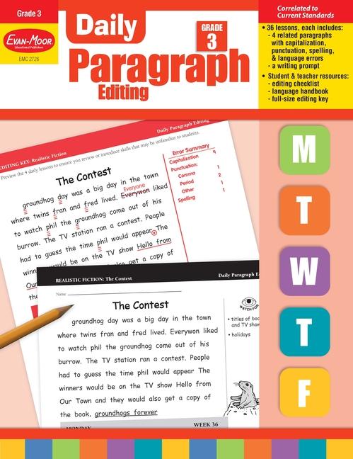 Daily Paragraph Editing Grade 3 Teacher Edition