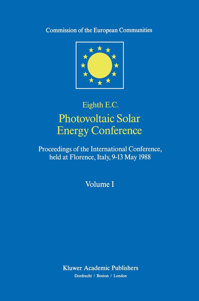 Eighth E.C. Photovoltaic Solar Energy Conference
