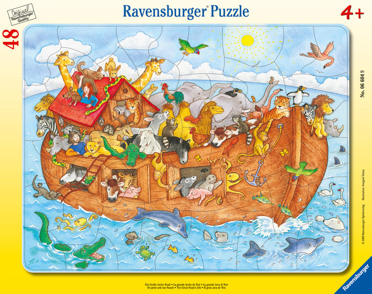 Die große Arche Noah. Puzzle 48 Teile