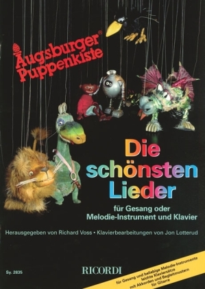 Augsburger Puppenkiste Die schönsten Lieder für Gesang oder Melodie-Instrument und Klavier